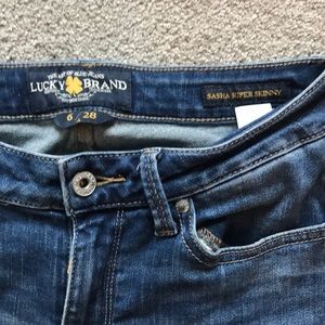 Lucky Brand Light Ripped Knee Jeans